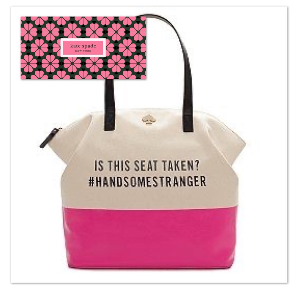 Kate Spade Pink and Cream Shoulder Bag